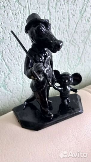 Статуэтка крокодил Гена с Чебурашкой