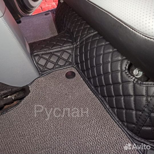 3D коврики из экокожи Mitsubishi L200