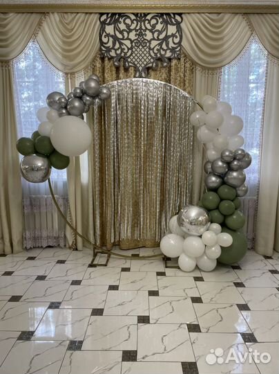 Аренда фотозоны, круг и мольберт