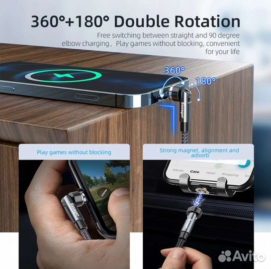 Шнур Магнитный 1м, 2м все разъёмы