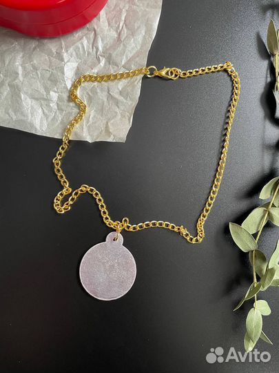 Адресник для собак с цепочкой