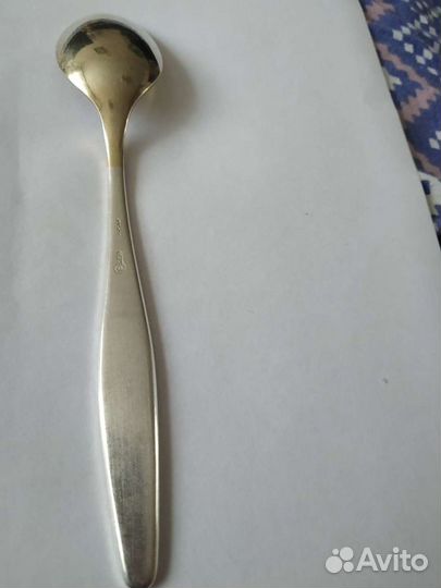 Ложки чайные. Мельхиор, позолота. Кольчугино. Идеа