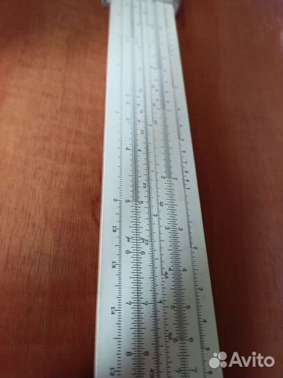Логарифмическая линейка СССР 1972 год