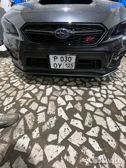 Сплиттер для subaru