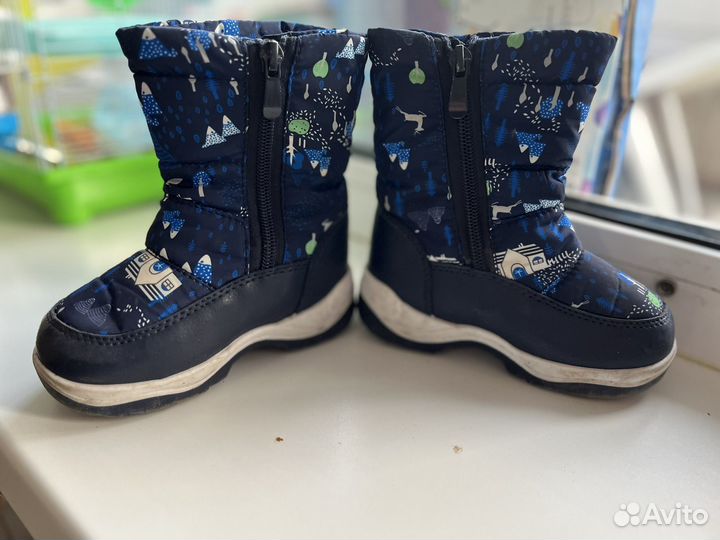 Сапоги зимние на мальчика 24 размер