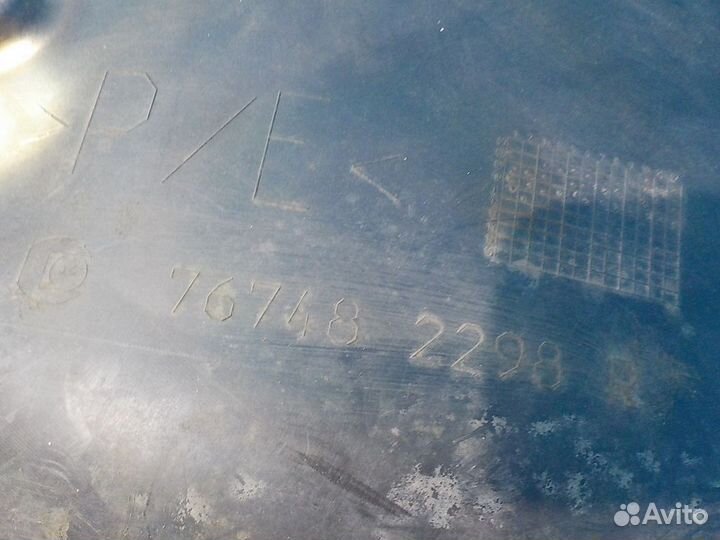 Подкрылок задний правый renault Megane 3 2009-2016