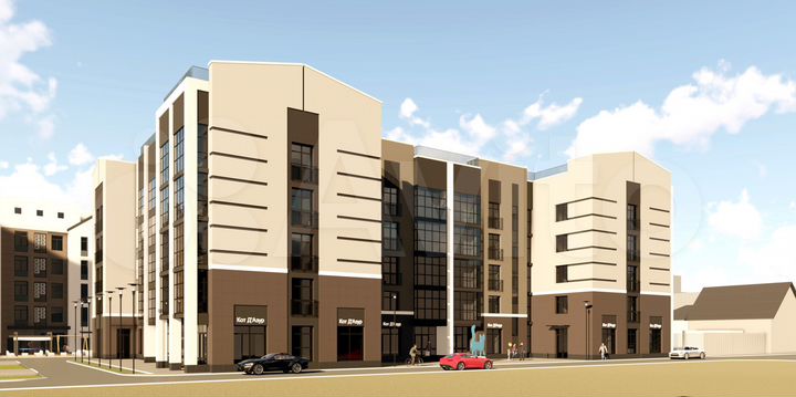 1-к. квартира, 50,5 м², 2/5 эт.