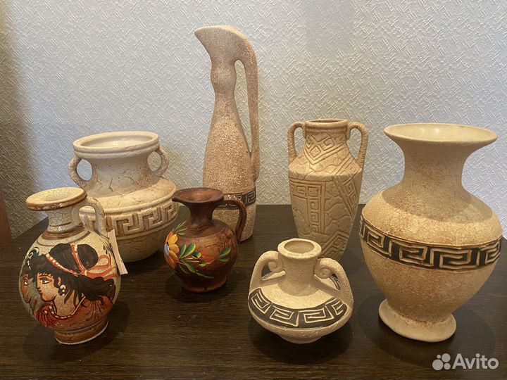 Коллекция вазочек в Греческом стиле