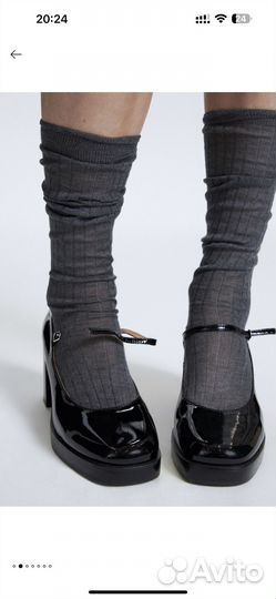 Черные туфли lime кожаные новые