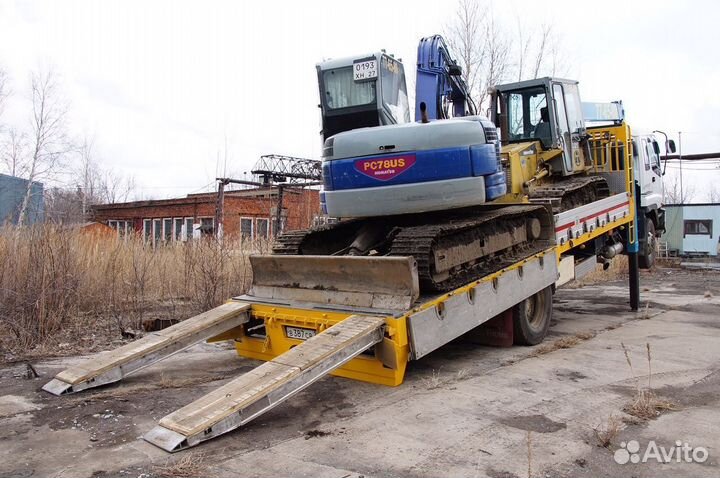 Эвакуатор 10т, сходни, лебедка, грузовик с краном