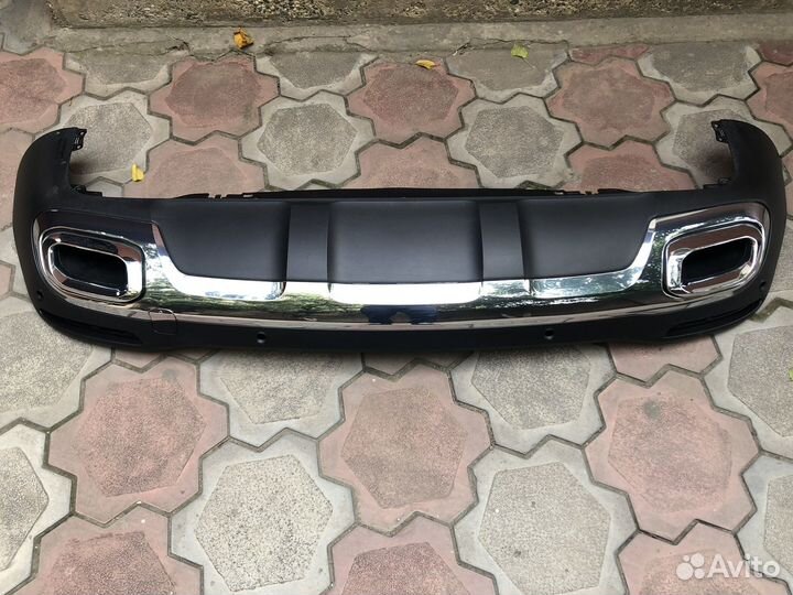 Диффузор заднего бампера mercedes Gle