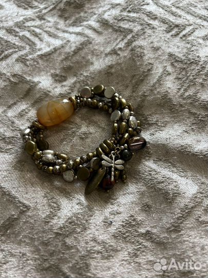 Боаслет с натуральными камнями