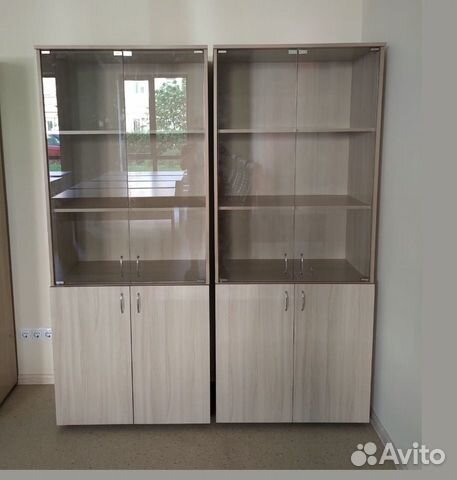 Офисный шкаф для документов А4 со стеклом