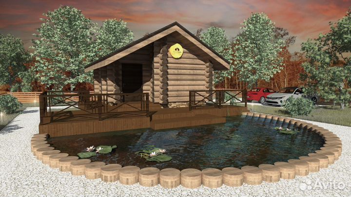 Баня под ключ дом из бруса