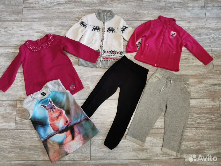 Детские вещи пакетом на девочку 98 104