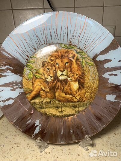 Тарелка ручной работы