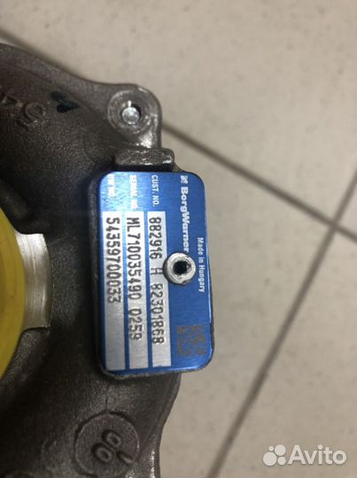 Турбокомпрессор borgwarner для renault 1.5 dCi K9K