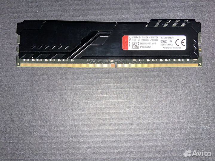 Kingston hyperx fury ddr4 8gb 2666