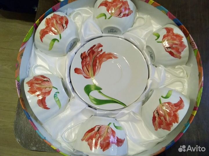 Чайный набор 12 предметов новый