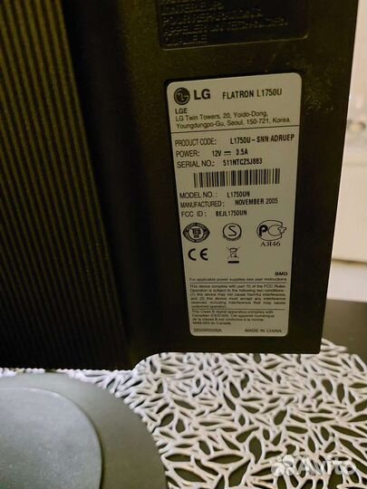 Монитор LG flatron L1750U