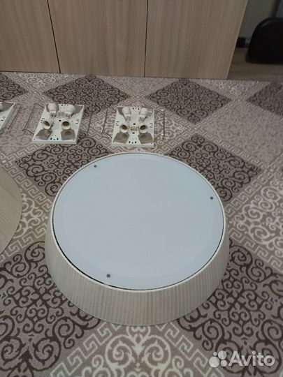 Люстры (стекло/абажур)