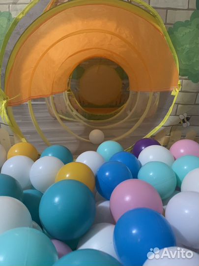 Палатка-Сухой бассейн с шариками