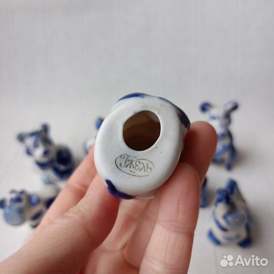 Фигурки гжель статуэтка