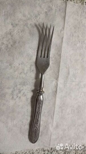 Столовые приборы СССР нерж : вилка, чайные ложки