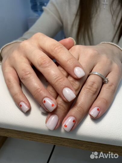 Маникюр наращивание