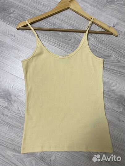 Топ майка базовая цвет ваниль