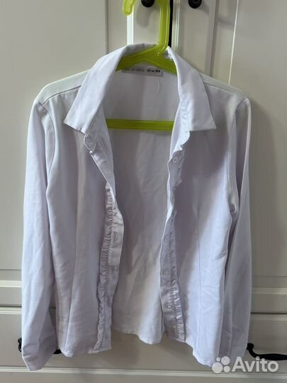Блузка белая школьная