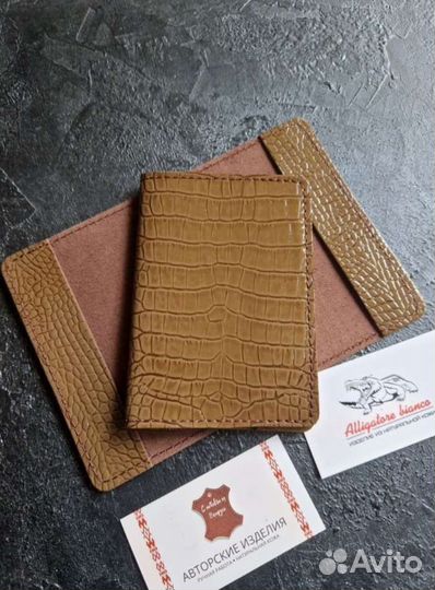 Обложка на паспорт из натуральной кожи