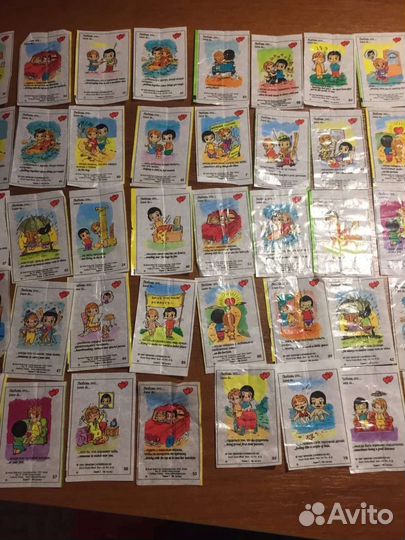 Вкладыши от жвачек love is