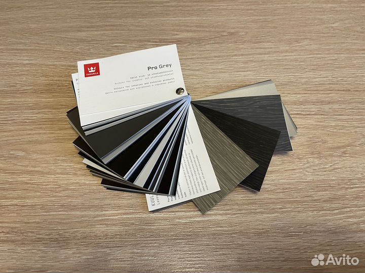 Колеровочный веер Тиккурила Pro grey