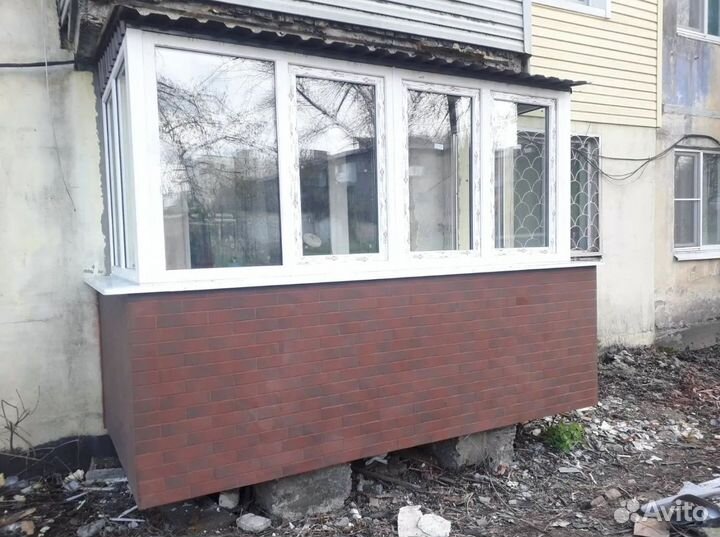 Отделка балконов и лоджий