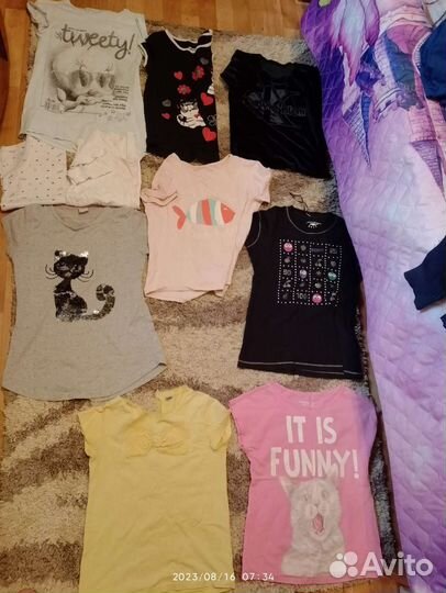 Вещи на девочку пакетом на 8-10 лет