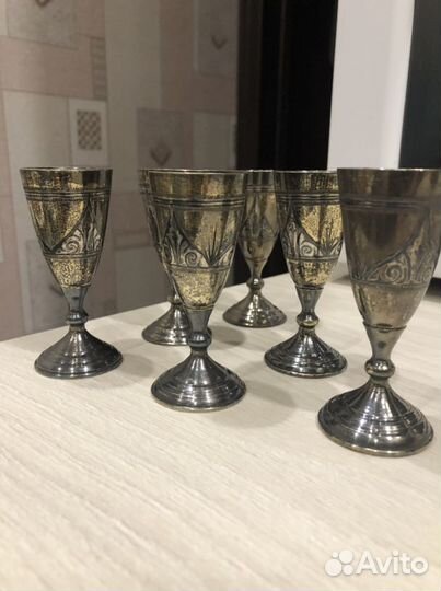 Рюмка серебро 875