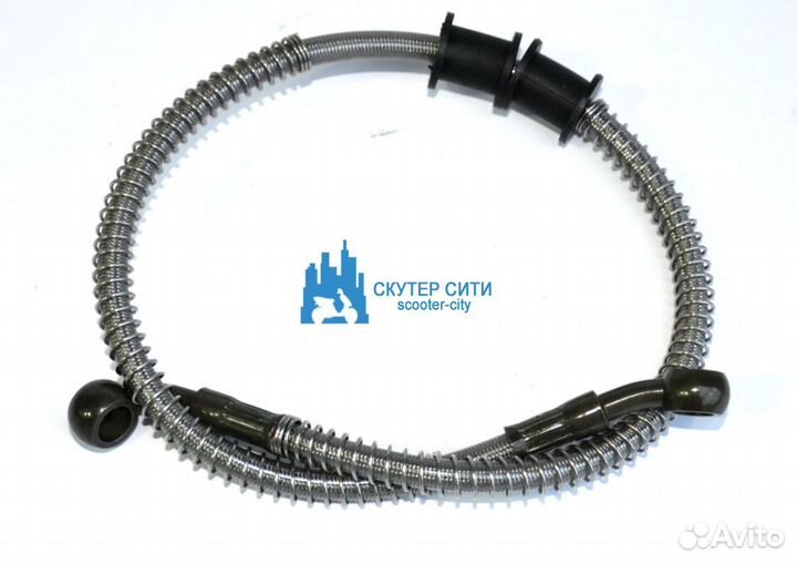 Шланг тормозной пер.пр L560mm фитинг 90/45 гр. 50