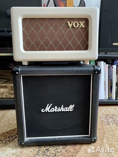 Ламповый усилитель VOX AC4TVH c колонкой Marshall
