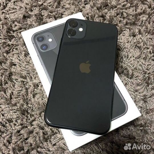 Apple iPhone 11 128gb black новый,рст,гарантия 1 г