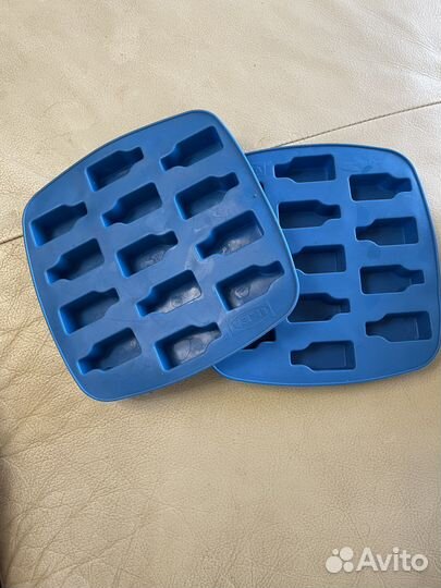 Формочки силиконовые лля льда Икеа
