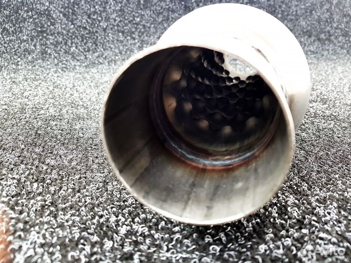 Резонатор спортивный направленный прямоточный 63мм