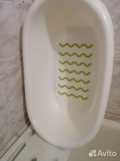 Комплект ванночка для купания, сиденье, подставка