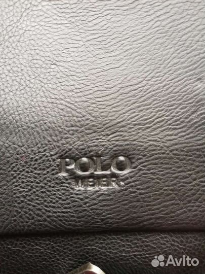 Мужская кожаная сумка бу