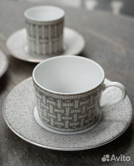 Чашка фарфор Hermes пара