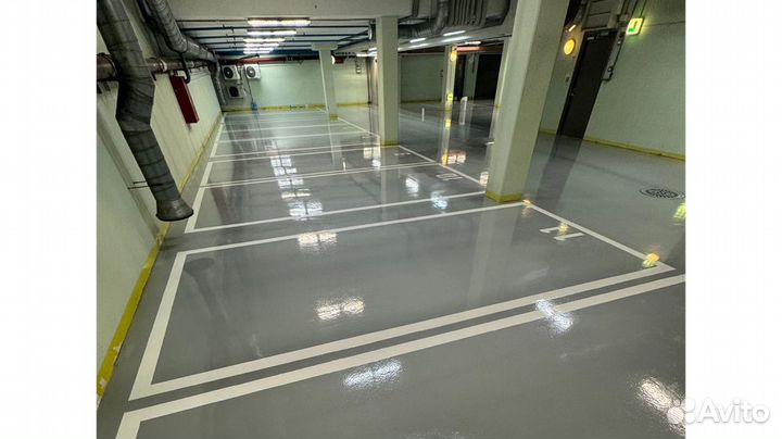 Промышленные полы для подземного паркинга