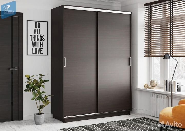 Шкаф-купе Симпл Стандарт двухдверный