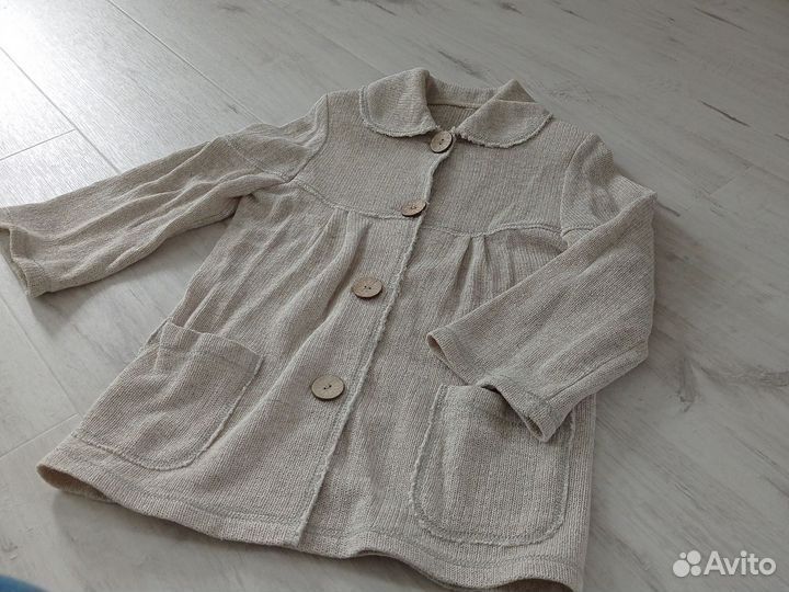 Кардиган из льна