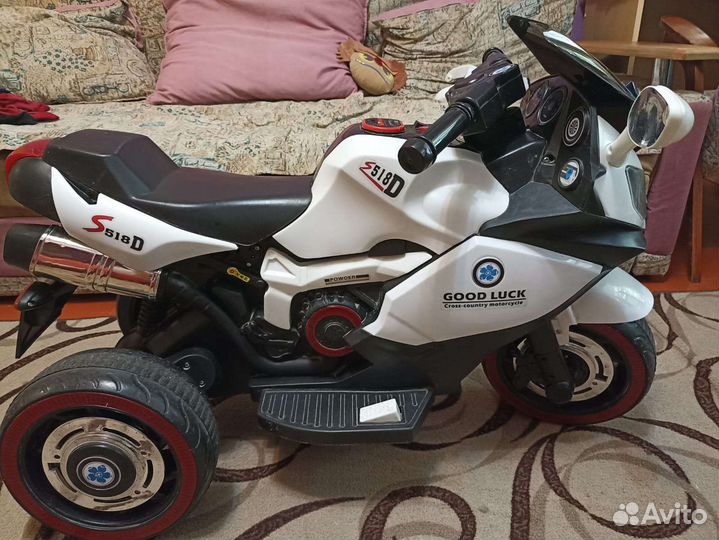 Детский мотоцикл на аккумуляторе бу