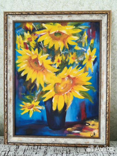Картина Подсолнухи 30х40